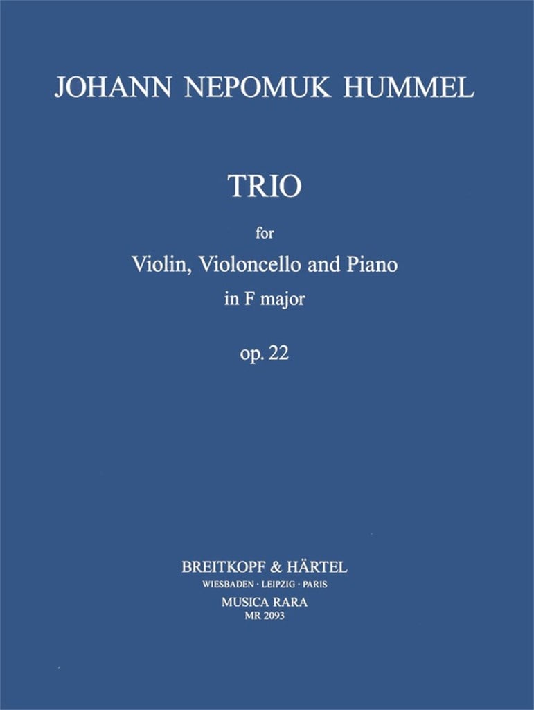 Klaviertrio F-dur op. 22